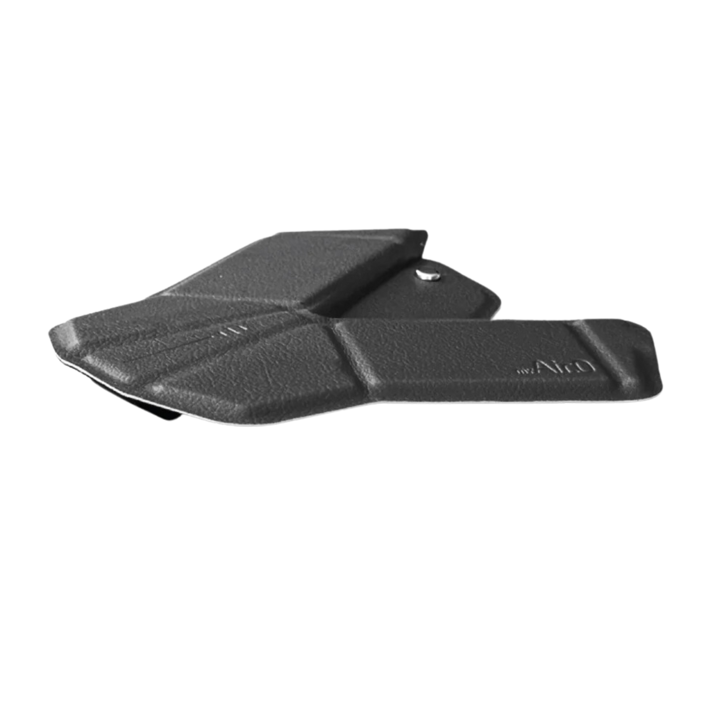 myAir.0 bluetooth foldable mouse in cool black (unfolded) side view