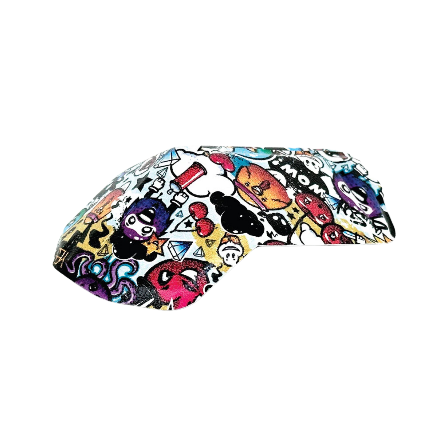 myAir.0 bluetooth foldable mouse in graffiti (folded) side view