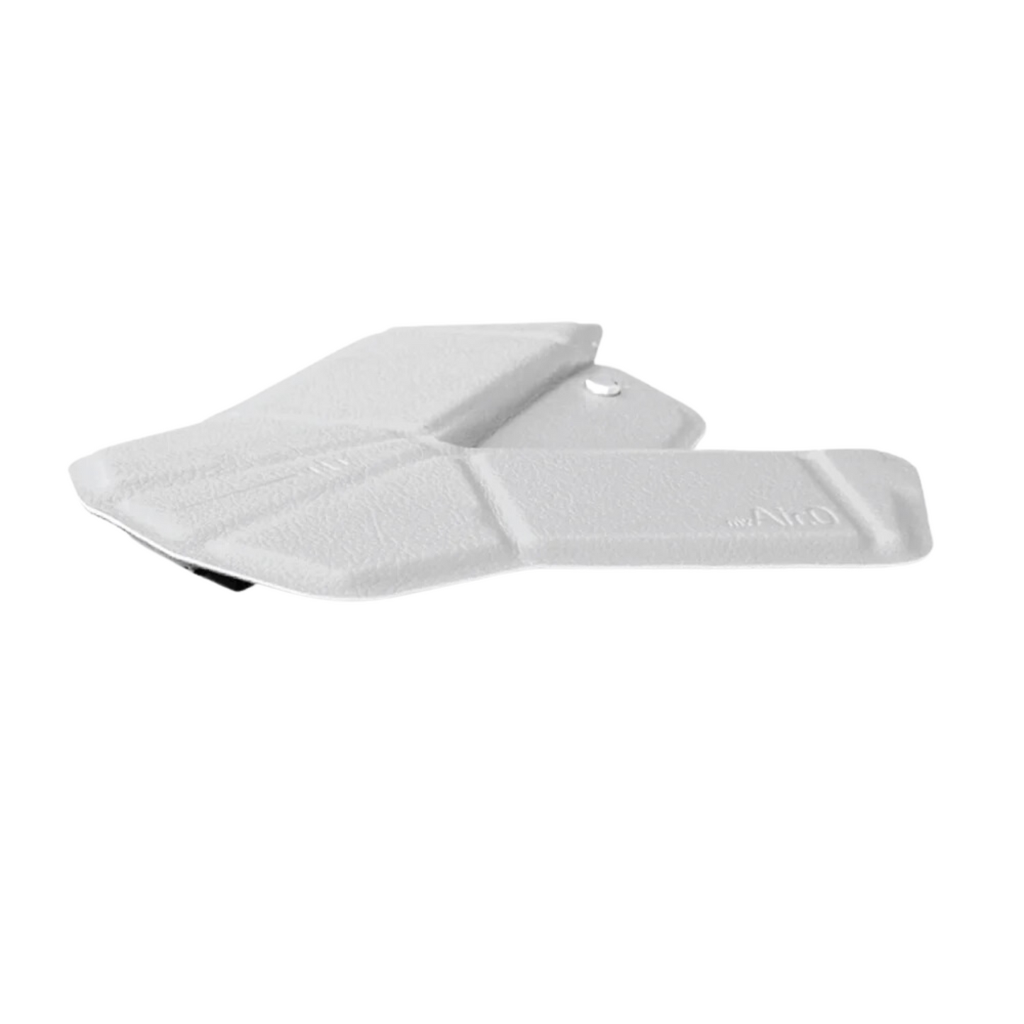 myAir.0 bluetooth foldable mouse in pure white (unfolded) side view