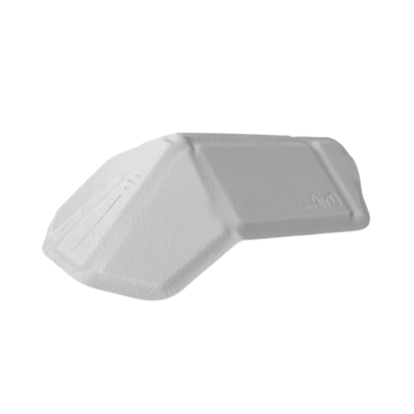 myAir.0 bluetooth foldable mouse in pure white (folded) side view